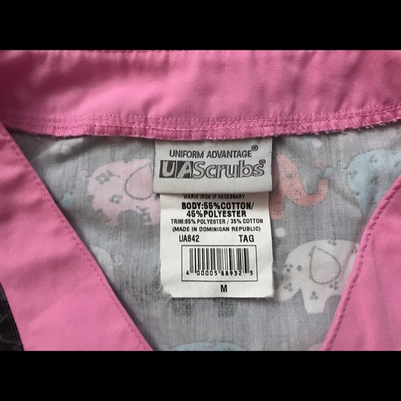 UA Scrubs, elephant scrub top - Picture 8 of 8